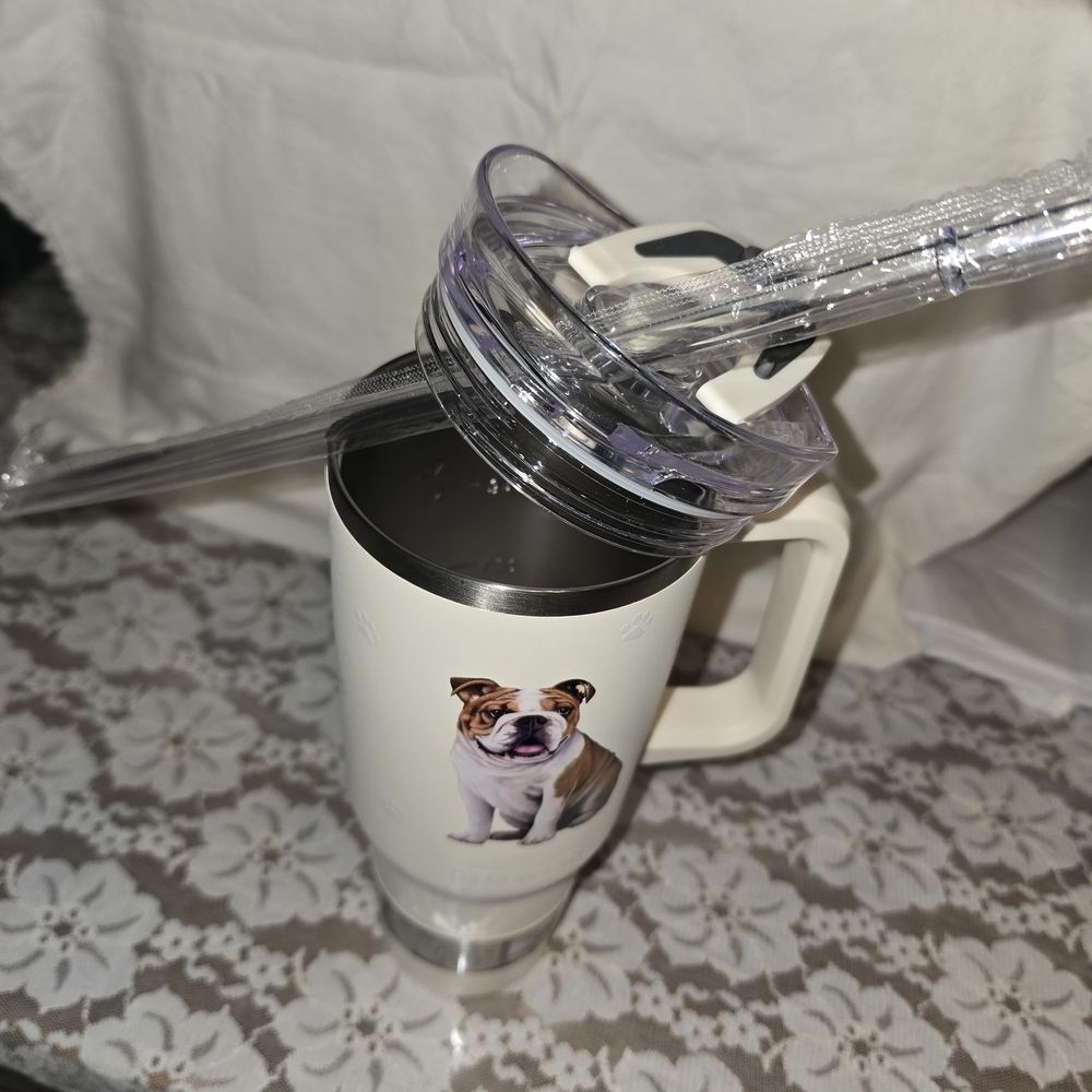 Serengeti Cream Bulldog Tumbler - Picture 7 of 7